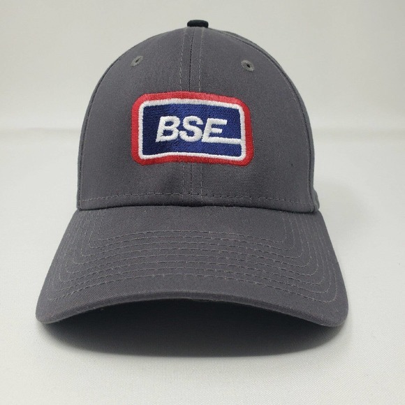 BSE Hat‎ Border States Electric NEW Baseball Hat Fitted S-M Gray Men's New Era - Picture 1 of 8